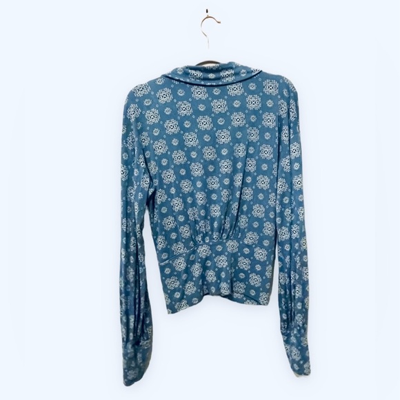 Free People Sydney Chambray Blue Top Size Medium Excellent Preloved Cond… - Picture 6 of 11